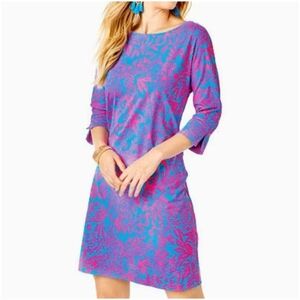 Lilly Pulitzer Braedyn UPF 50+ dress Aura pink